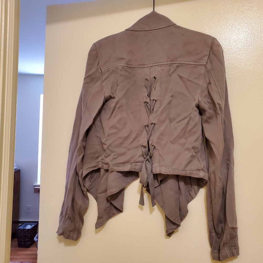 Drape Front Jacket - Picture 3 of 3